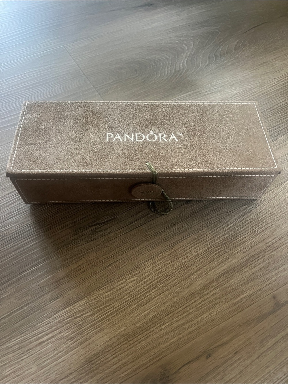 Pandora Limited Edition Brown Suede Jewelry box